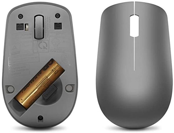 Lenovo 530 Wireless Mouse Graphite (GY50Z49089)-Nano USB provides strong 2.4 GHz wireless connection,Responsive and clear tracking with 1200 DPI resolution optical sensor,Ambidextrous design