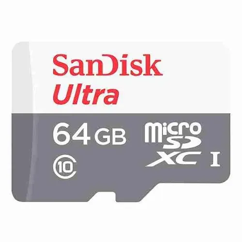 SanDisk 64GB MicroSD CLASS 10 100MBPS without Adapter- SDSQUNS-064G