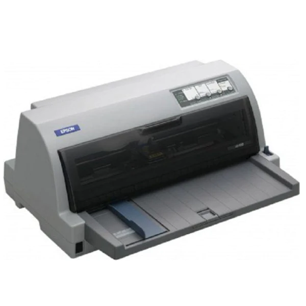 Epson LQ-690 Dot Matrix Printer-High reliability at mean time between failure of 20,000 hours High ribbon yield of 10 million characters High memory buffer of 128 Kbytes Low power consumption Copy capability of one original 6 copies