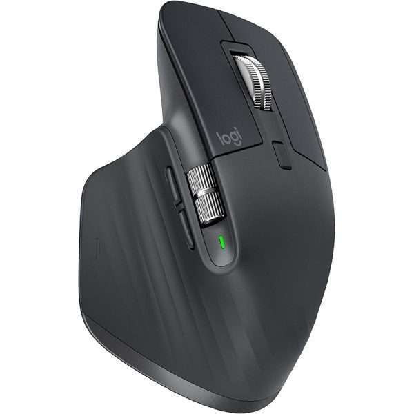Logitech MX Master 3 Wireless Mouse with Hyper-fast Scroll - 910-005710-Dpi: 4000 Battery life: 70 Days Charging Time: 3 Hours Connector: USB Type-C Hand Orientation: Right OS: Linux, Mac, Windows, iPadOS