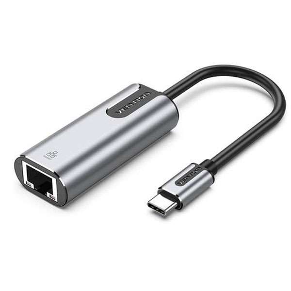 Vention USB Type C To Gigabit Ethernet Adapter (VEN-CFNHB)-Plug and play Anti-fingerprint Wear and corrosion resistant Transmission Speed; 10/100/1000Mbps Aluminum Alloy ABS Shell