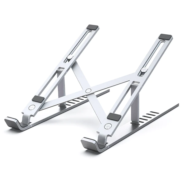 Vention Tablet Stand Holder Slivery (VEN-KDLI0)-Six Heights Adjustment Height adjustable about 69mm-118mm Aluminum Alloy & Stable Triangular structure X-type tensile structure more stable support