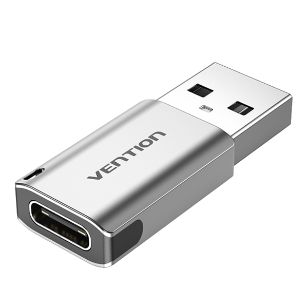 Vention USB 3.0 Male To USB-C Female Adapter (VEN-CDPH0)-The Vention adapter contains two USB ports It connects your computers with headphones, hard disk, mobile phone, tablet, docking station, charger Includes USB 3.2 Gen 1 connectors You will appreciate its ergonomic design You get fast data transfer up to 400 Mbps