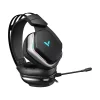 Rapoo VH710 Virtual Noise Reduction Gaming Headset-Over-ear Design, Comfort and Noise Isolation,Intelligent Suspension Headwear,Virtual 7.1 Sound Effects,Noise-Canceling Microphone, Clear and Stable Calls,Rotatable and Adjustable Earmuffs