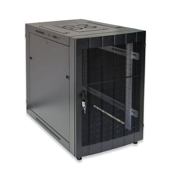 APKR 4U 600*450 Network Cabinet - 4U-600mm wide x 450mm deep,removable side panels and a glass front door, all lockable,depth adjustable heavy-duty steel mounting profiles