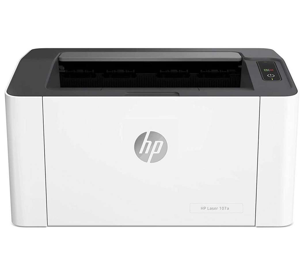 HP LaserJet Printer 107W (4ZB78A)-Wireless capability: Yes, built-in Wi-Fi,Input Capacity: Up to 150 sheets,Print Technology: Laser,Duplex Printing: Manual,Ports :Hi-Speed USB 2.0 port, Wireless 802.11 b/g/n