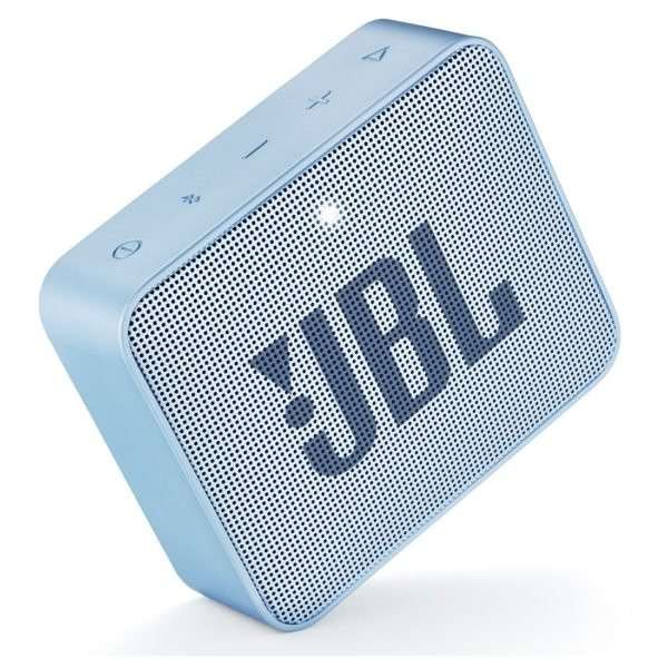 JBL GO 2 Portable Bluetooth Speaker-Wireless Bluetooth Technology,Stream Audio from up to 33′ Away,Can Double as a Speakerphone,Water-Resistant in up to 3.3′ of Water,Built-In Noise-Cancelling Technology