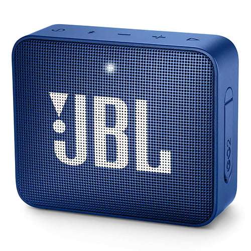 JBL GO 2 Portable Bluetooth Speaker-Wireless Bluetooth Technology,Stream Audio from up to 33′ Away,Can Double as a Speakerphone,Water-Resistant in up to 3.3′ of Water,Built-In Noise-Cancelling Technology