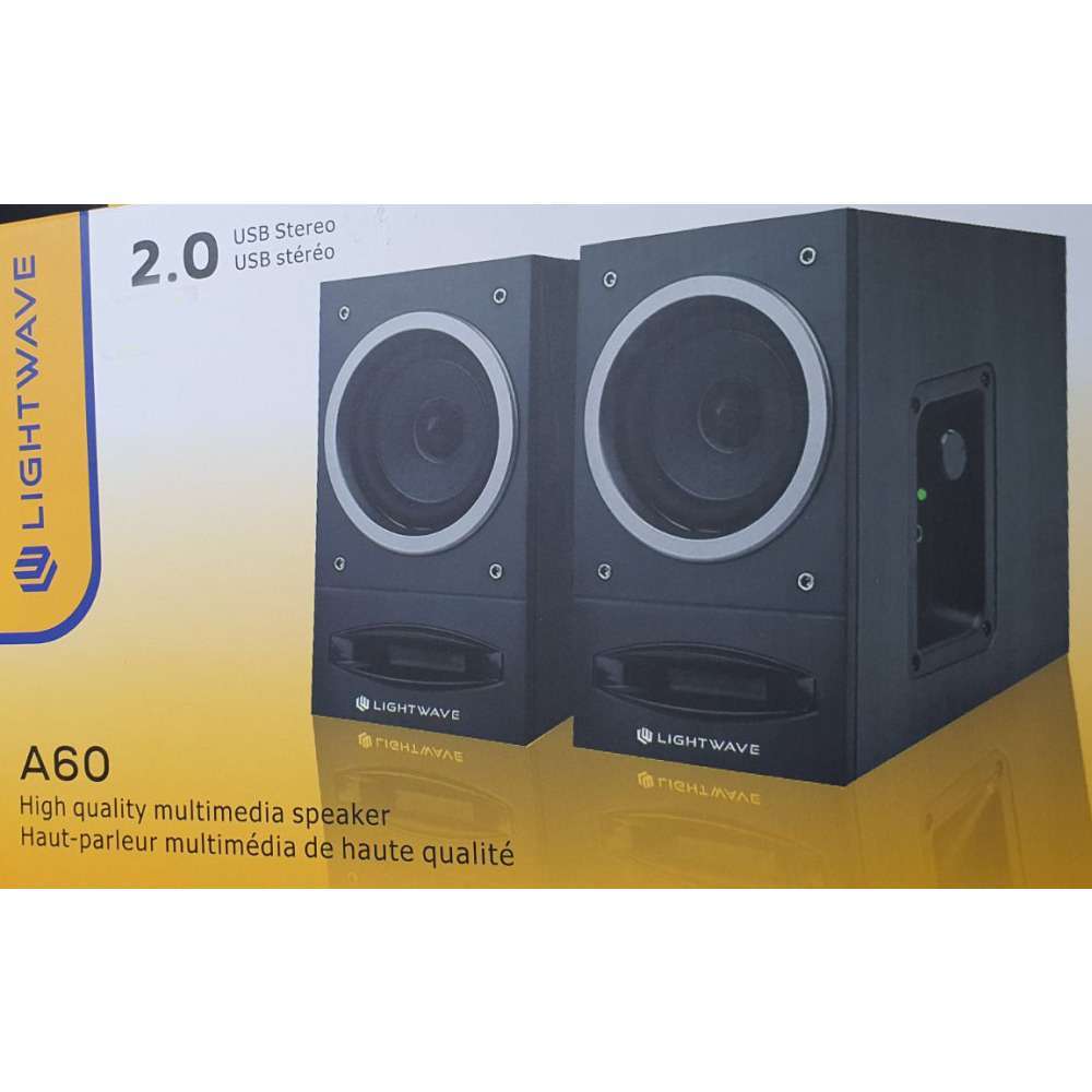 Lightwave A60 High Quality Multimedia USB Desktop Speaker