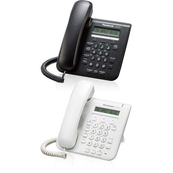 Panasonic KX-NT511 IP Proprietary Phone-Pre-programmable one-touch number dialing,Busy station signaling,1-Line LCD display,3 freely programmable function keys,Full duplex speakerphone