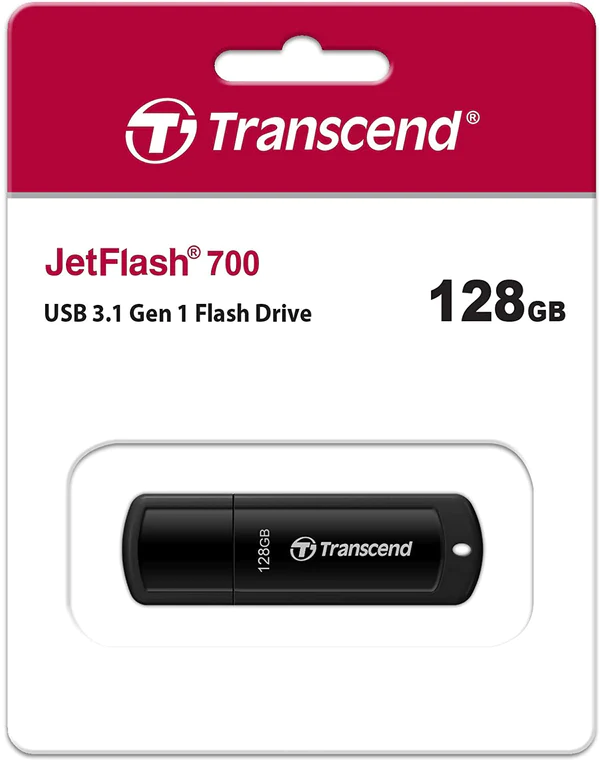 Transcend 128GB Jet Flash 700 USB 3.0 Flash Drive (TS128GJF700)