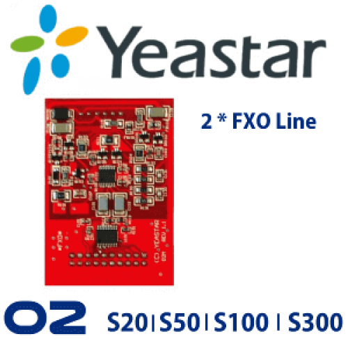 Yeastar YST-O2-2 FXO Ports O2 Module, 2 FXO Ports-Two analog PSTN(POTS) lines,Compatible with my PBX series,Compatible YEASTAR asterisk card,0.01 lbs. dimensional air weight 0.01 lbs.