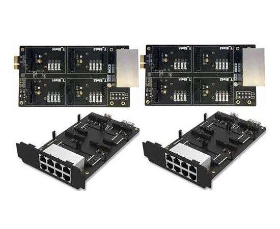 Yeastar EX08 Expansion Board with 8 RJ11 Ports for S100 and S300-8 RJ11 ports,Supports up to 4 optional modules,Can add 2 expansion cards to S100, and 3 to S300