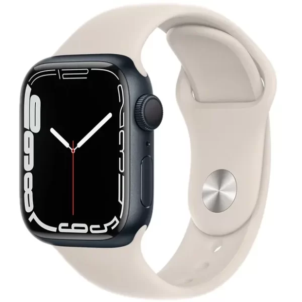 Apple Watch Series 7 GPS 45MM-Blood oxygen sensor,Water-resistant 50 meters,H,h and low heart rate notifications,Display: 1.69 Inches,Processor: Apple S6 processor