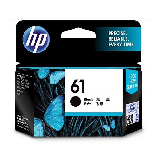 HP 61 Black Original Ink Cartridge (CH561WN)-190 pages in black,HP ink cartridge for HP printers deliver high quality photos and documents,HP DeskJet 1000, 1010, 3000, 1051,