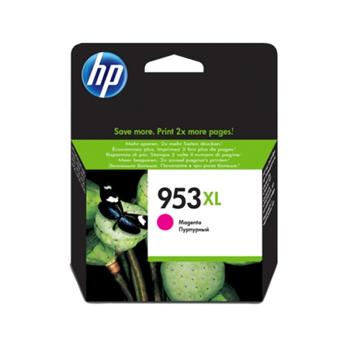HP 953XL High Yield Magenta Original Ink Cartridge- F6U17AE-HP OfficeJet Pro 8710 All-in-One Printer (D9L18A),HP OfficeJet Pro 8715 All-in-One Printer (K7S37A)