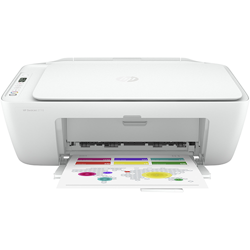 HP DeskJet 2710 All-in-One Printer-Print, copy, scan,Print Speed Black (ISO, A4):Up to 7 ppm,Print Speed Color (ISO, A4):Up to 5 ppm 6,Print Technology:HP Thermal Inkjet