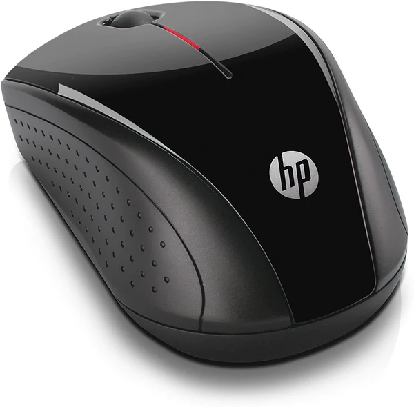 HP X3000 Wireless Mouse H2C22AA/ N4G63AA/ N4G64AA/ N4G65AA-Stylish, attractive design,Nano receiver: takes up less USB space & Conveniently stores inside the mouse