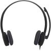 Logitech H151 Stereo Headset with Noise-Cancelling Mic - 981-000350-3.5mm Connectivity,Adjustable Headband & Foam Earcups,In-Line Volume & Mute Controls