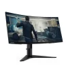 Lenovo G34w-10 (66A1GACBUK) Gaming Monitor - 34" Inch FHD Display, Tilt, Curvature: 1500R, Height Adjust Stand