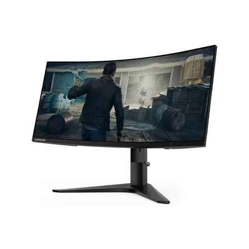 Lenovo G34w-10 Monitor – 34″ Ultra-Wide Curved Gaming – 66A1GACBUK