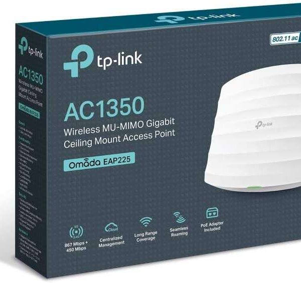 TP-LINL AC1350 Wireless MU-MIMO Gigabit Ceiling Mount Access Point (TL EAP225)