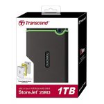 Transcend 1TB Storejet External Hard Disk -TS1TSJ25M3S