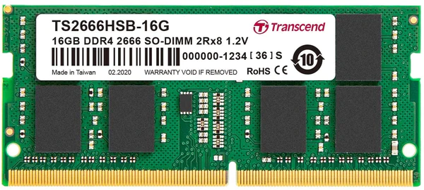 Transcend 32GB 2666 Laptop RAM DDR4 – JM2666HSE-32G