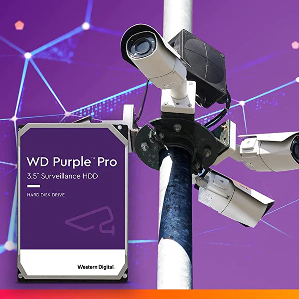 WD 10TB Purple Pro Surveillance Hard Drive – 256 MB, 7200 rpm