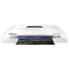 Fellowes Cosmic 2 A4 Laminator (5725101)-User-friendly laminator for the home or small office 235 mm entry width accommodates multiple document sizes Hot lamination for 3-mil or 5-mil and cold setting for self-adhesive pouches Ready in 5 minutes; laminates in 1 minute