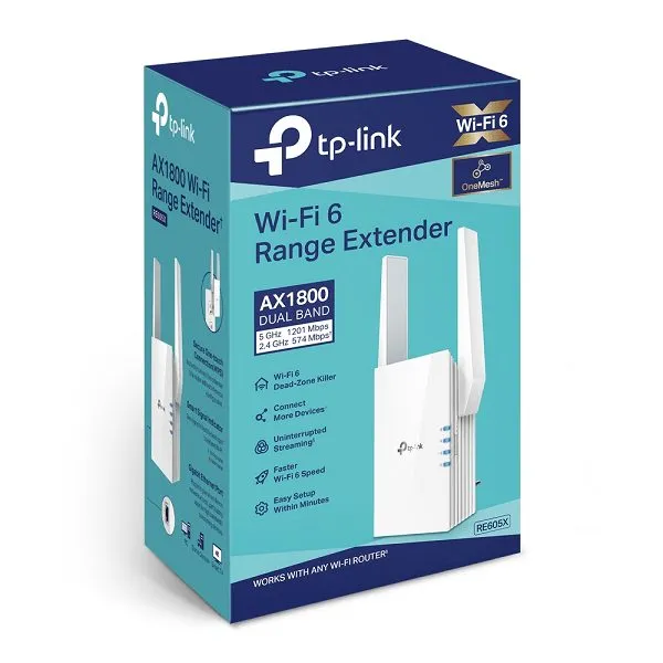 TP-Link TL-RE605X AX1800 Wi-Fi Range Extender