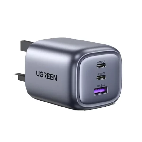 UGREEN USB-A+2*USB-C 65W GaN Tech Fast Charger with 3 Ports CD306 - UG-90663