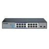 D-link DES-F1016P-E 16-port 10/100Base-T Unmanaged Long Range 250m PoE+ Surveillance Switch with 16 PoE ports (DES-F1016P-E/B)
