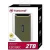 Transcend ESD380C 2TB Portable External SSD-Military Green – TS2TESD380C