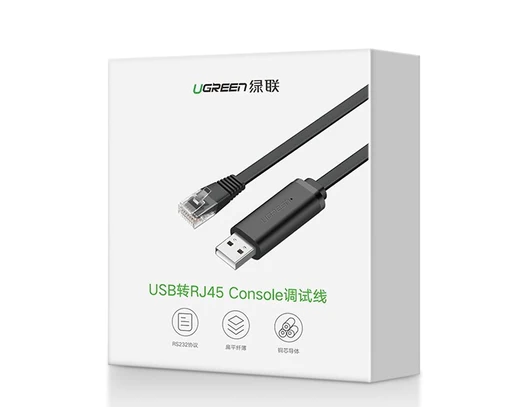 UGREEN CM204 USB-A to RJ45 Console Cable 1.5m - UG-50773