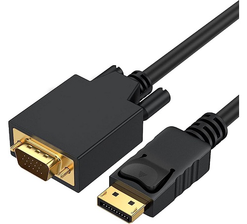 UGREEN DP Male to VGA Male Cable 1.5m (Black)-DP105