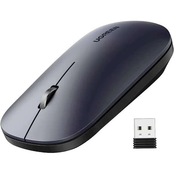 UGREEN Portable Wireless Mouse – Black – MU001