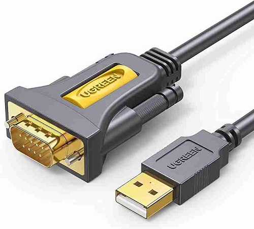 UGREEN CR104 SB-A 2.0 to DB9 RS-232 Male Adapter Cable 1.5m-UG-20211