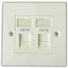 APS CAT6 Dual Faceplate