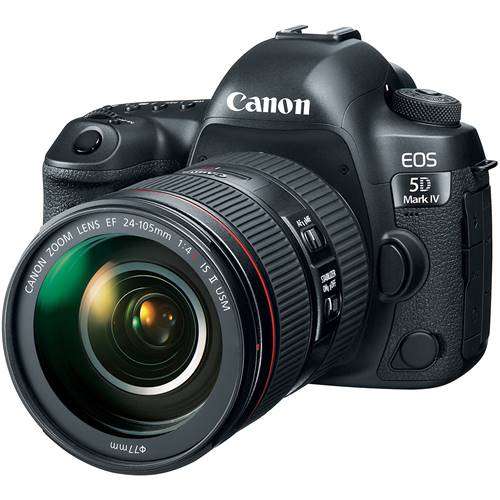 Canon EOS 5D Mark IV DSLR Camera with EF 24-105mm f/4L IS II USM Lens