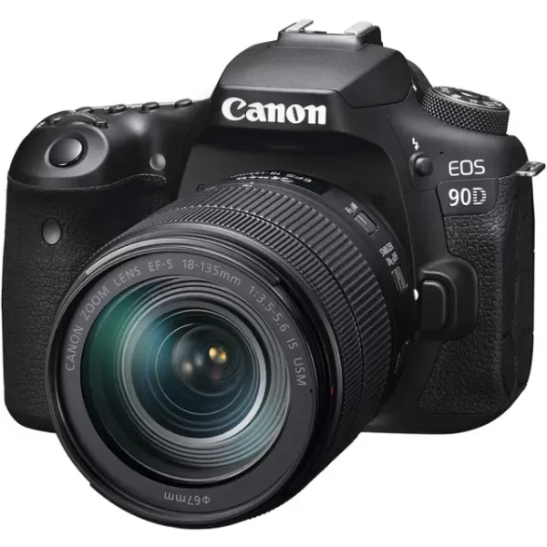 Canon EOS 90D DSLR Camera Body with EF-S 18-135mm f/3.5-5.6 IS USM Lens