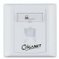 GIGANET GN-FP-01 SINGLE FACEPLATE