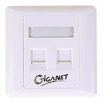 Giganet GN-FP-02 Double Faceplate