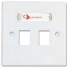 Siemon 10GMX-BFP-02-02 British Faceplate