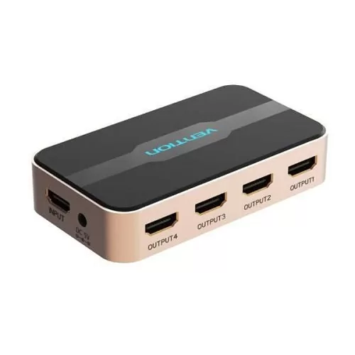 Vention 1 In 4 Out HDMI Splitter Black-ACCG0