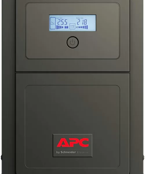 APC 750VA Easy UPS 1 Ph Line Interactive, Tower, 230V, 4 Universal outlets, AVR, LCD
