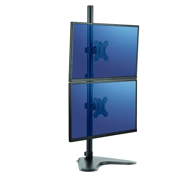 Fellowes Professional Series Free Standing Dual Stacking Monitor Arm-1