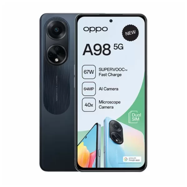 Oppo A98 8GB+56GB Smartphone 5G Dual Sim, 6.72 Display, 5000mAh Battery