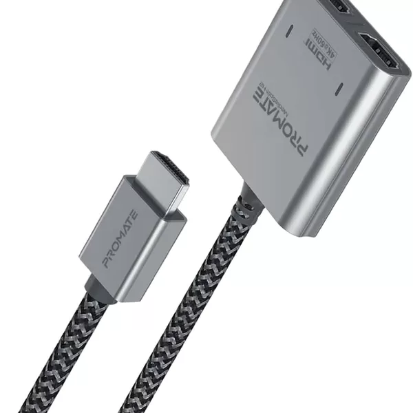 Promate HDMI Splitter Cable with Dual HDMI Ports-1M 4K@60Hz (MediaSplit-H2)