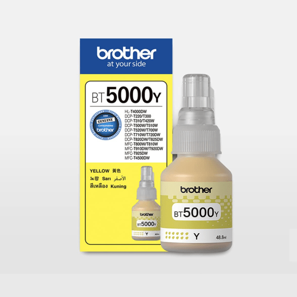Brother BT-5000Y Yellow Ink Cartridge Original Extra (Super) High Yield -1